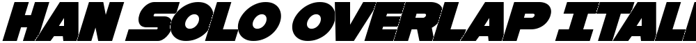 Han Solo Overlap Italic