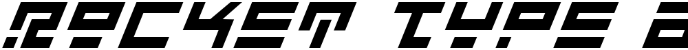 Rocket Type Bold Italic