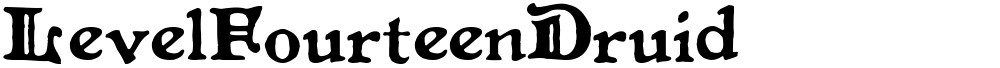 LevelFourteenDruid