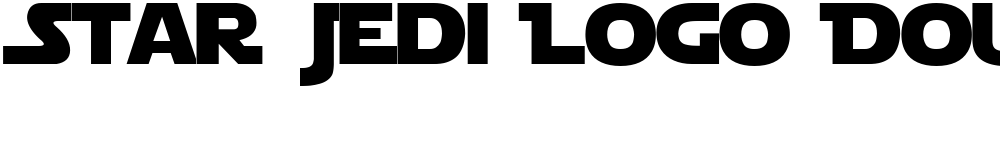 Star Jedi Logo DoubleLine2