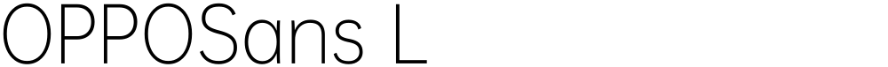 OPPOSans L