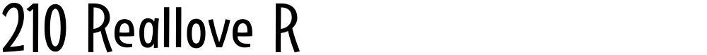 210 Reallove R