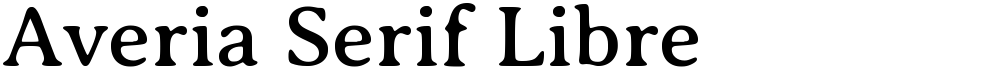 Averia Serif Libre