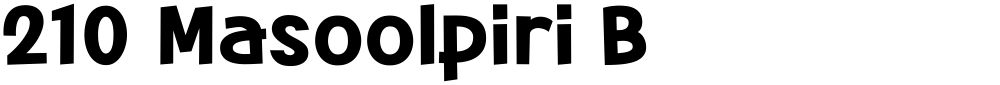 210 Masoolpiri B