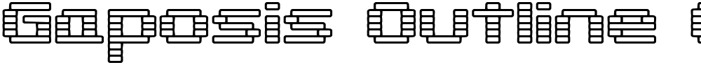 Gaposis Outline (BRK)
