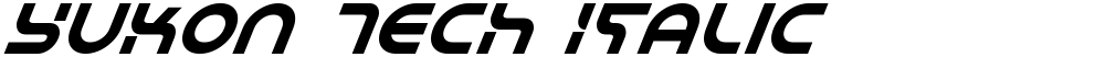 Yukon Tech Italic
