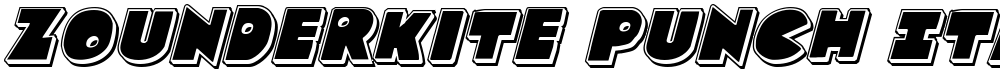 Zounderkite Punch Italic
