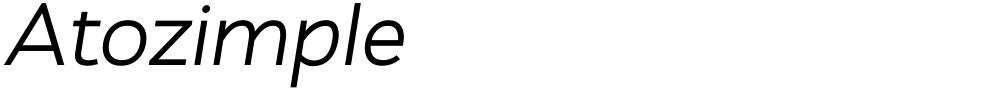 Atozimple