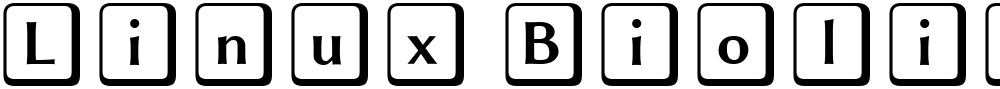 Linux Biolinum Keyboard