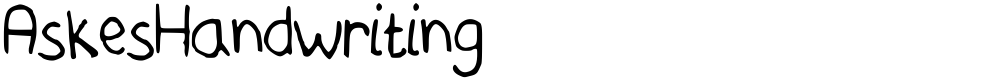 AskesHandwriting