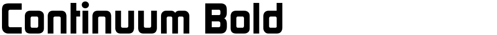 Continuum Bold
