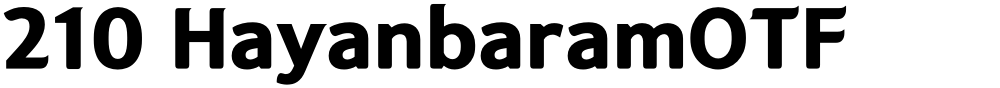 210 HayanbaramOTF