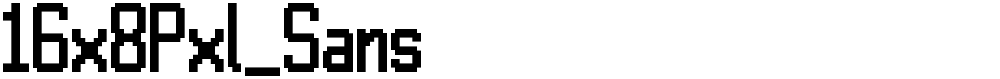 16x8Pxl_Sans
