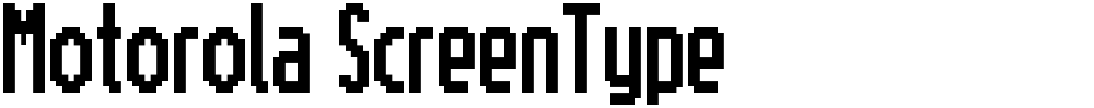 Motorola ScreenType