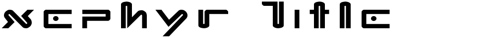 Xephyr Title