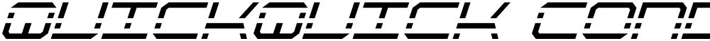 QuickQuick Condensed Italic