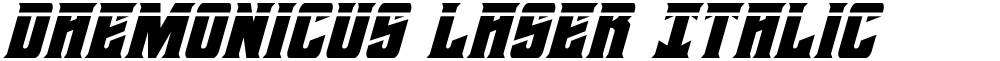 Daemonicus Laser Italic