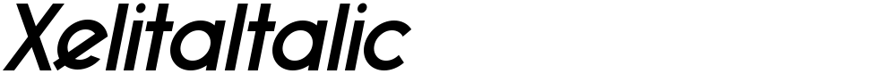 XelitaItalic