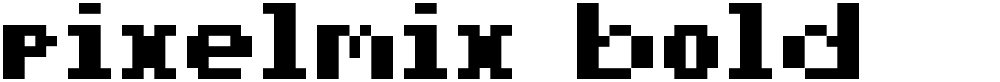 pixelmix bold
