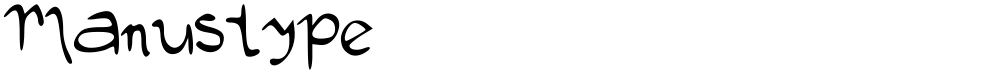 Manustype