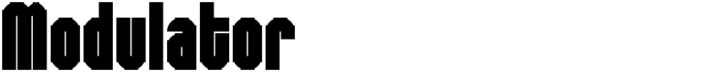 Modulator