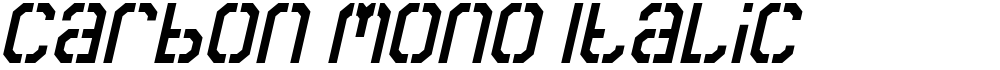 Carbon Mono Italic
