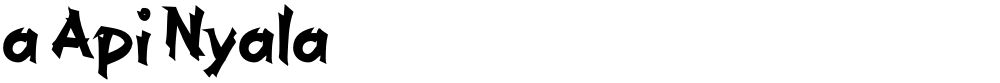 a Api Nyala