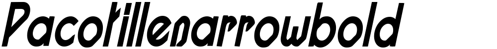 Pacotillenarrowbold