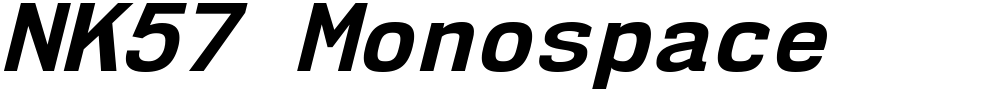 NK57 Monospace