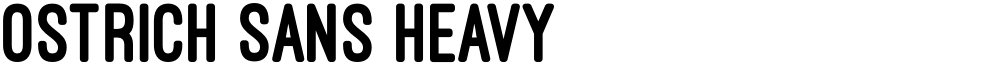 Ostrich Sans Heavy