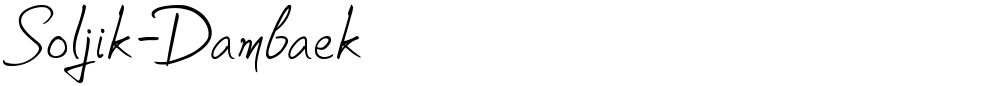 Soljik-Dambaek