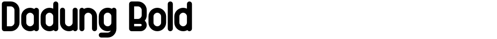 Dadung Bold