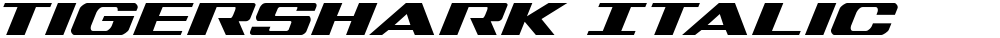 Tigershark Italic