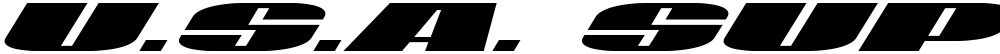 U.S.A. Super-Italic