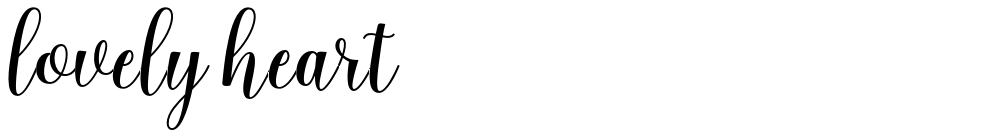 lovely heart