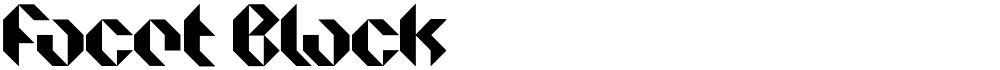 Facet Black