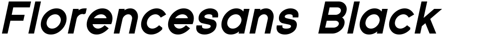 Florencesans Black