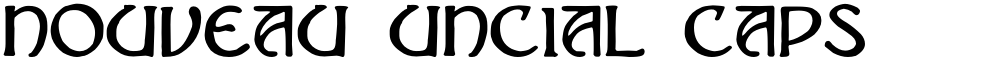 Nouveau Uncial Caps