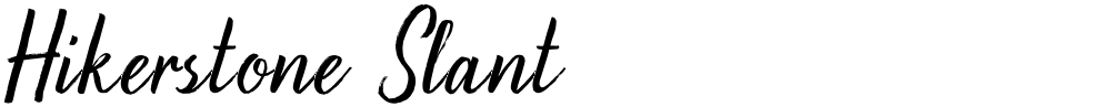 Hikerstone Slant