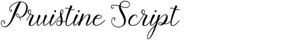 Pruistine Script