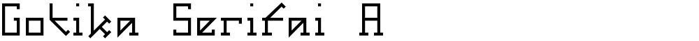 Gotika Serifai A