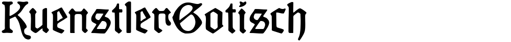 KuenstlerGotisch
