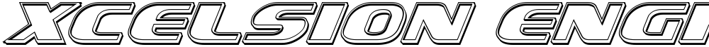 Xcelsion Engraved Italic