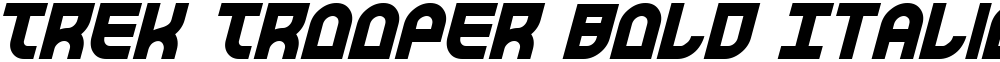 Trek Trooper Bold Italic