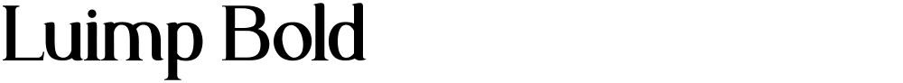 Luimp Bold