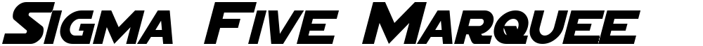 Sigma Five Marquee