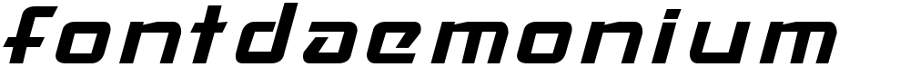fontdaemonium