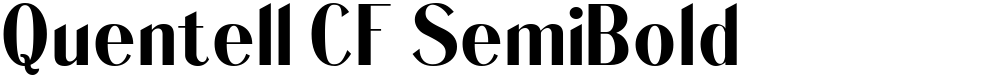 Quentell CF SemiBold