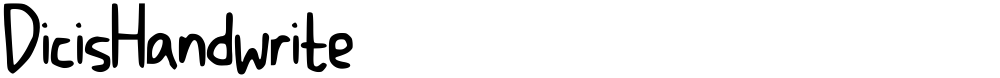 DicisHandwrite