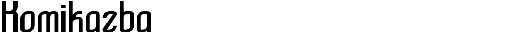 Komikazba